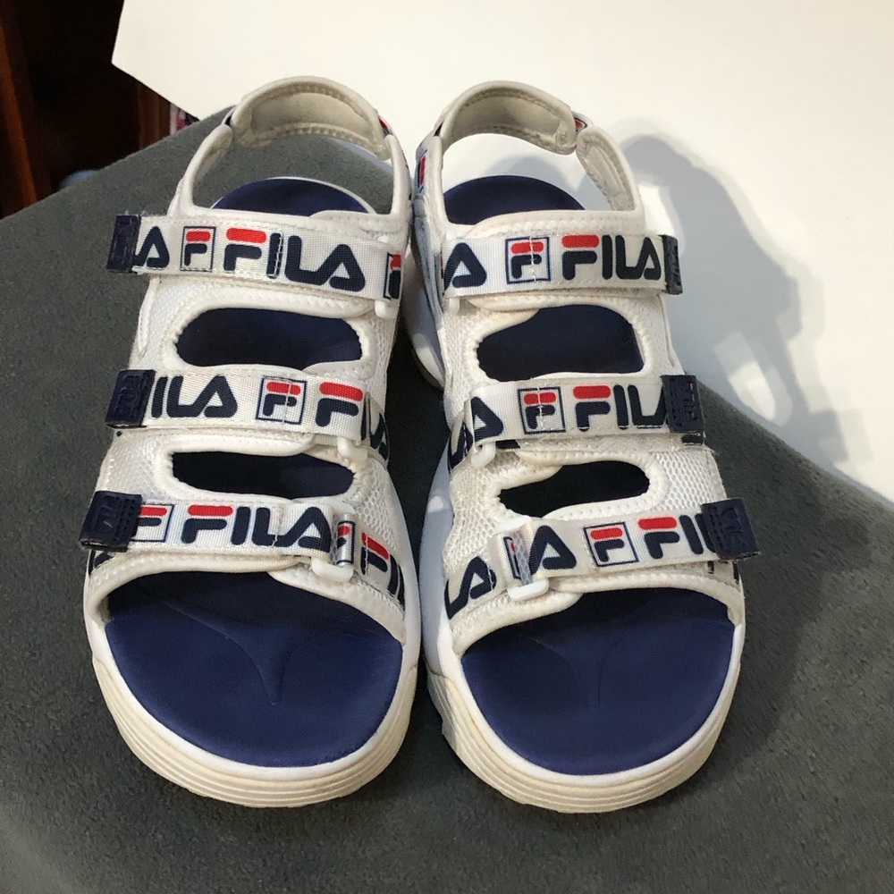 Fila Logo Strap Disruptor Sandals - 10